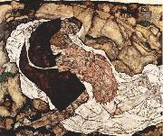 Egon Schiele Tod und Madchen Spain oil painting artist